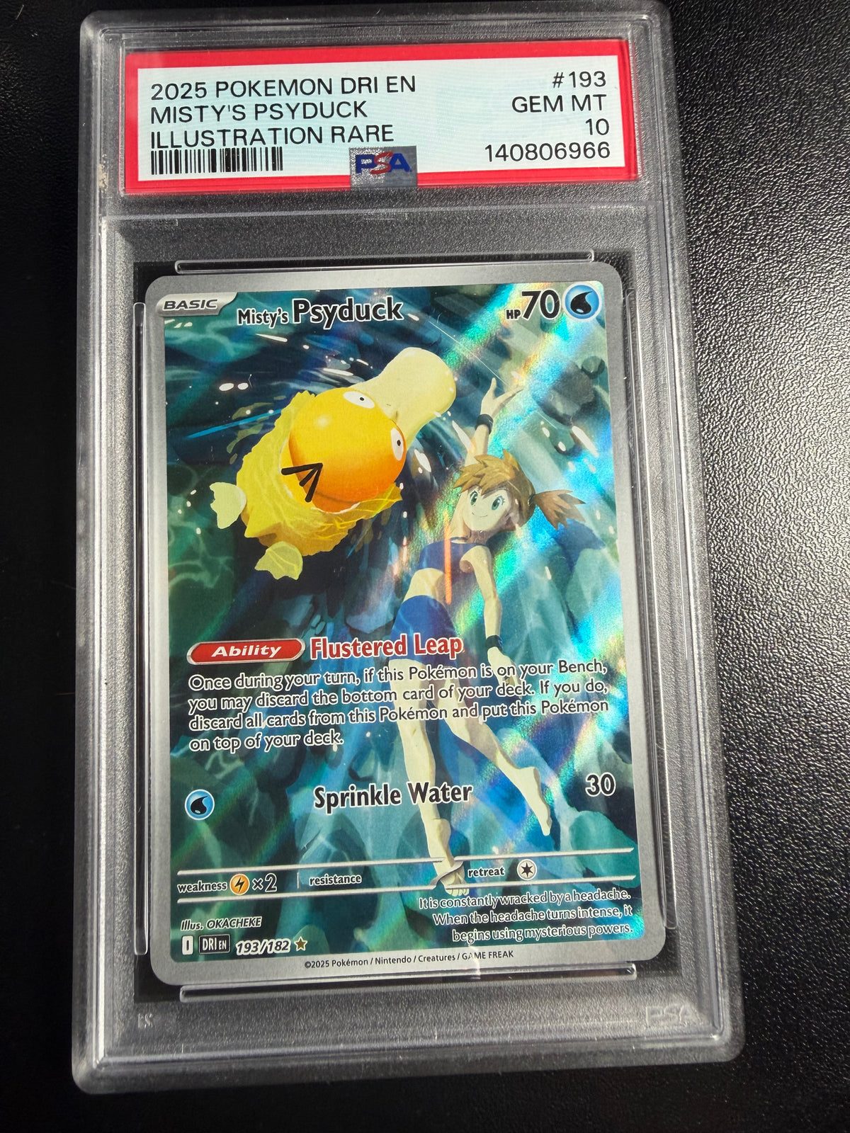 Misty’s Psyduck #193 Destined Rivals PSA 10