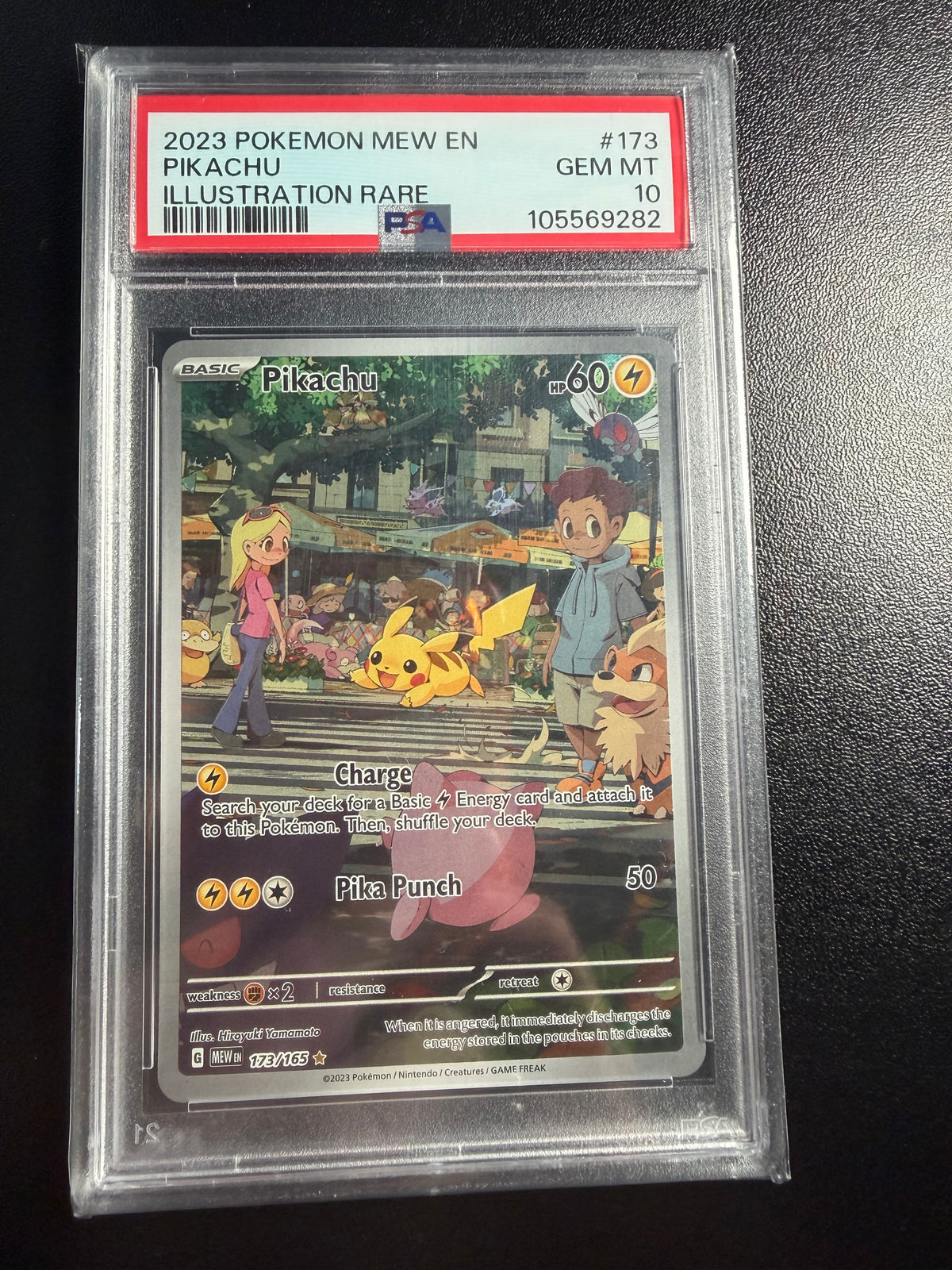 Pikachu #173 Scarlet & Violet 151 PSA 10