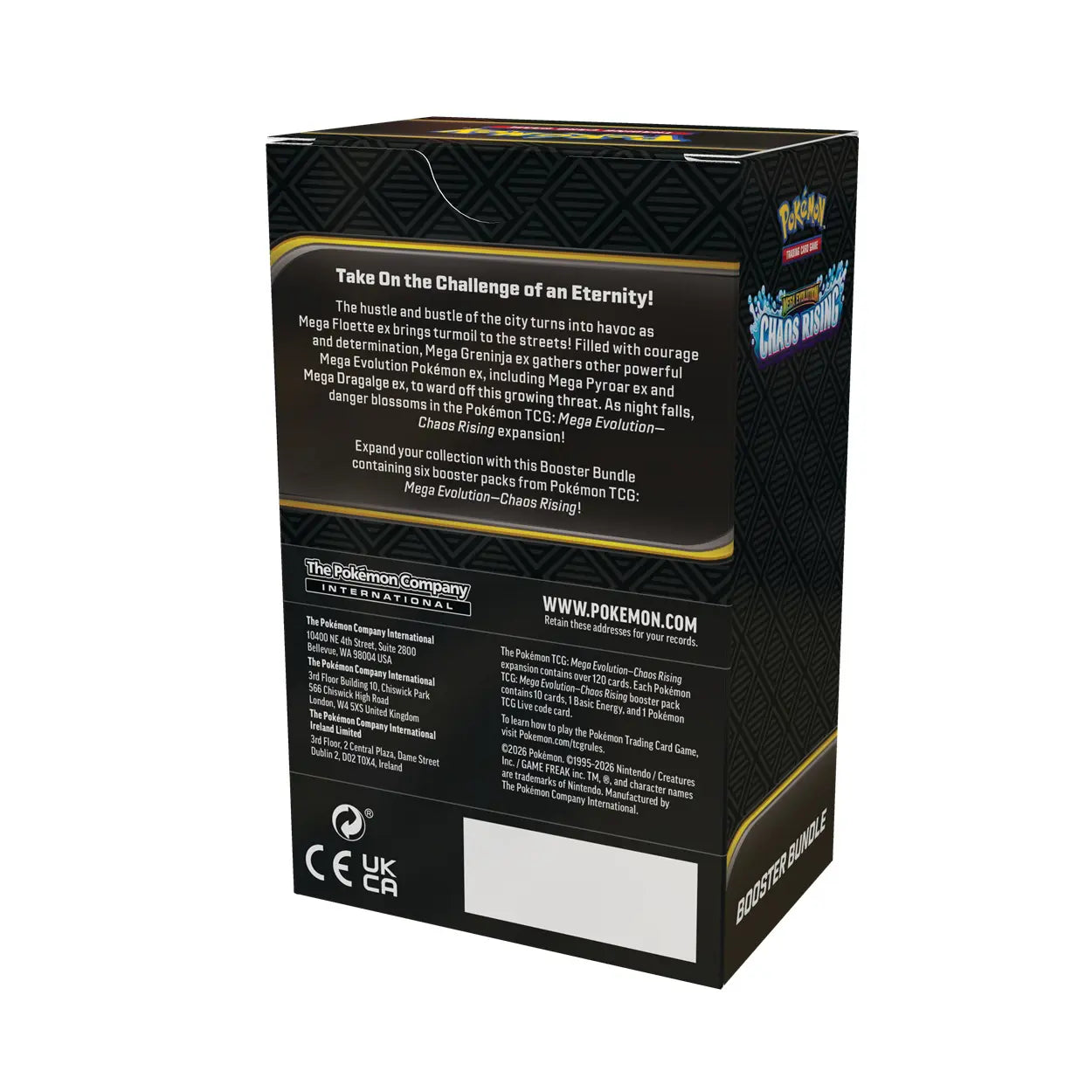 Chaos Rising Booster Bundle achterkant