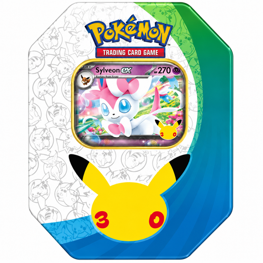 30th Celebration Sylveon EX Tin
