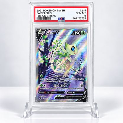 Celebi V #245 Fusion Strike PSA 10