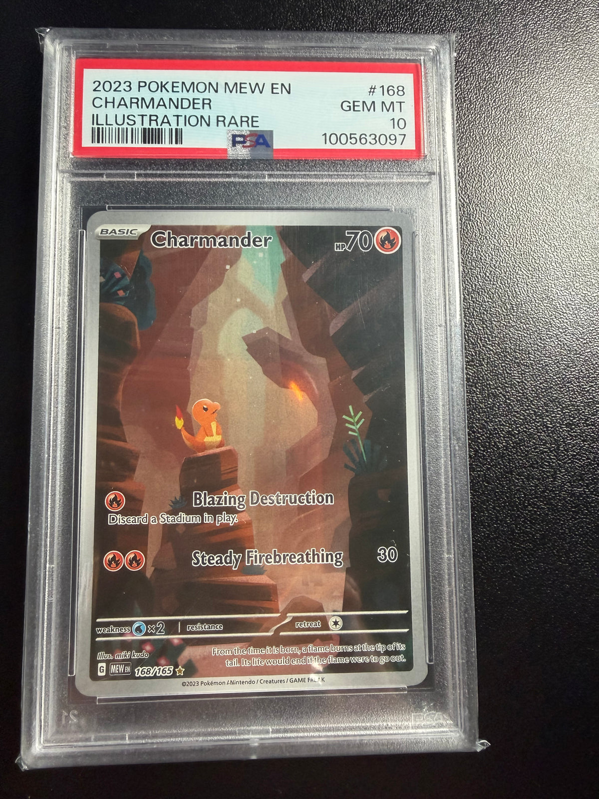 Charmander #168 Scarlet & Violet 151 PSA 10