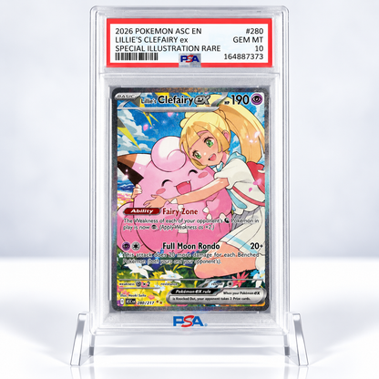Lillie’s Clefairy ex #280 PSA 10