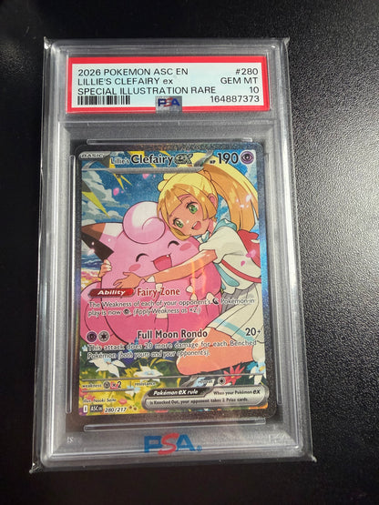 Lillie’s Clefairy ex #280 PSA 10