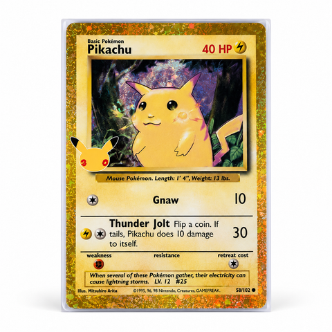 Pikachu 58/102 30th Anniversary Pokémon Kaart