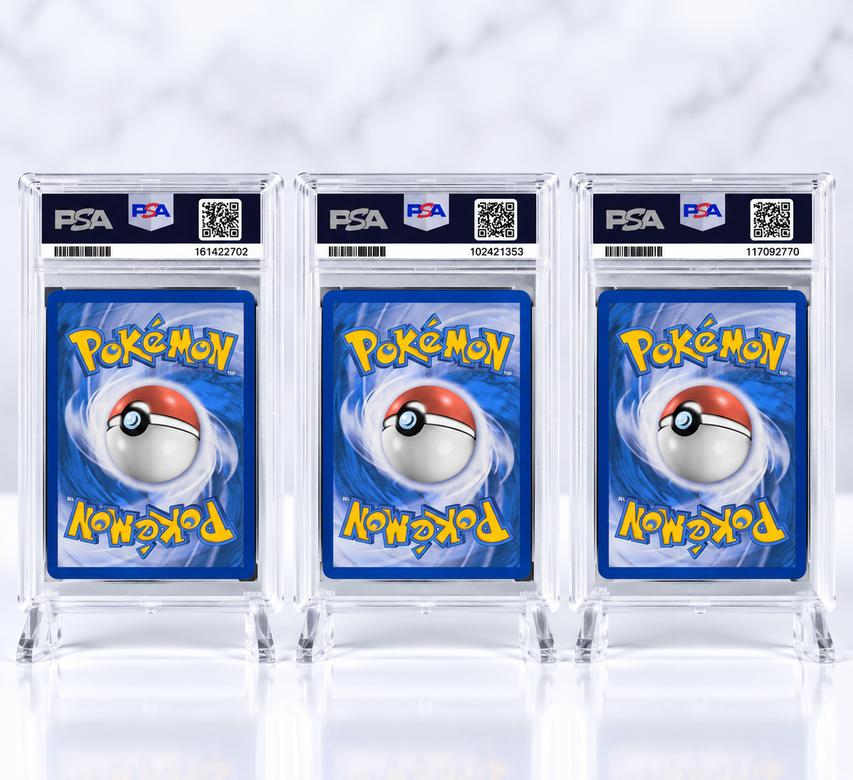 Pokémon Crown Zenith Legendary Beasts – Raikou V, Entei V & Suicune V PSA 10 Set