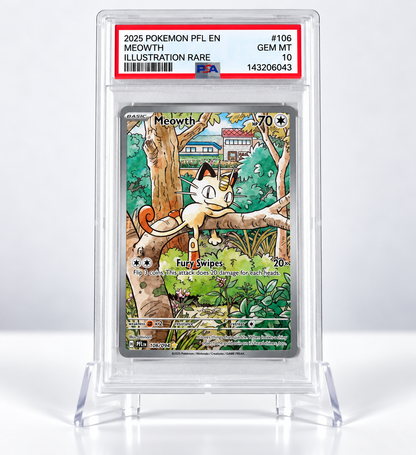 Meowth PSA 10 #106 Phantasmal Flames