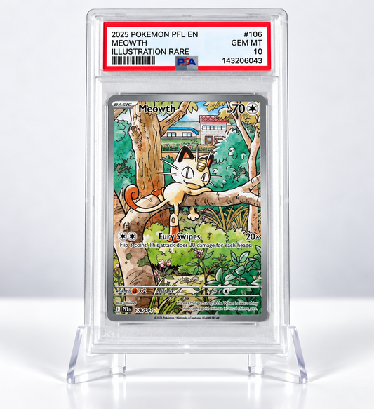 Meowth PSA 10 #106 Phantasmal Flames