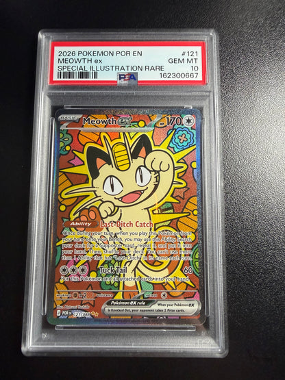 Meowth 121 PSA 10