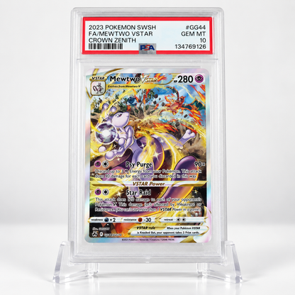 Mewtwo VSTAR #GG44 Crown Zenith PSA 10