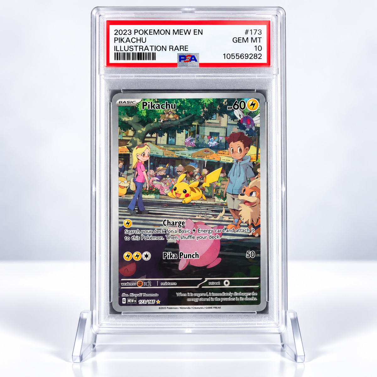 Pikachu #173 Scarlet & Violet 151 PSA 10