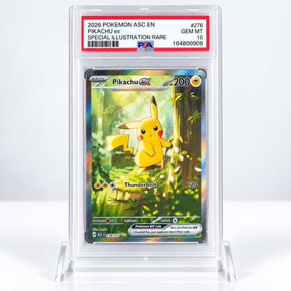 Pikachu ex #276 Ascended Heroes PSA 10