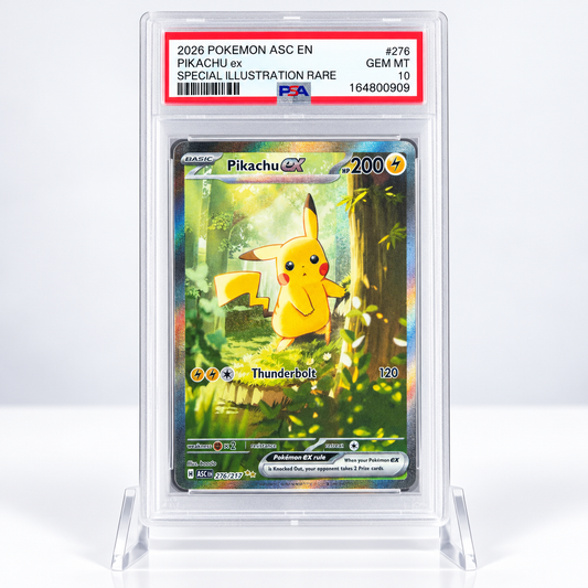 Pikachu ex #276 Ascended Heroes PSA 10