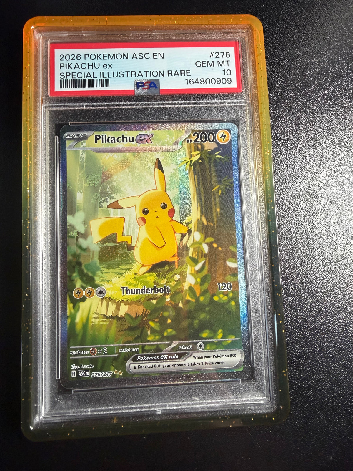 Pikachu ex #276 Ascended Heroes PSA 10