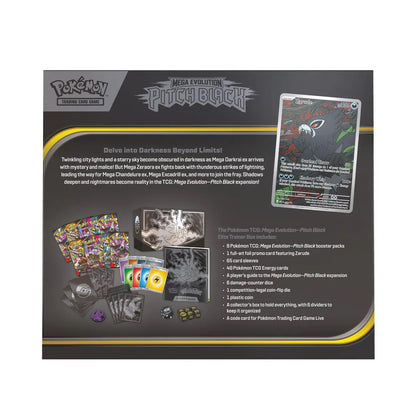 Achterkant van de Pitch Black Elite Trainer Box