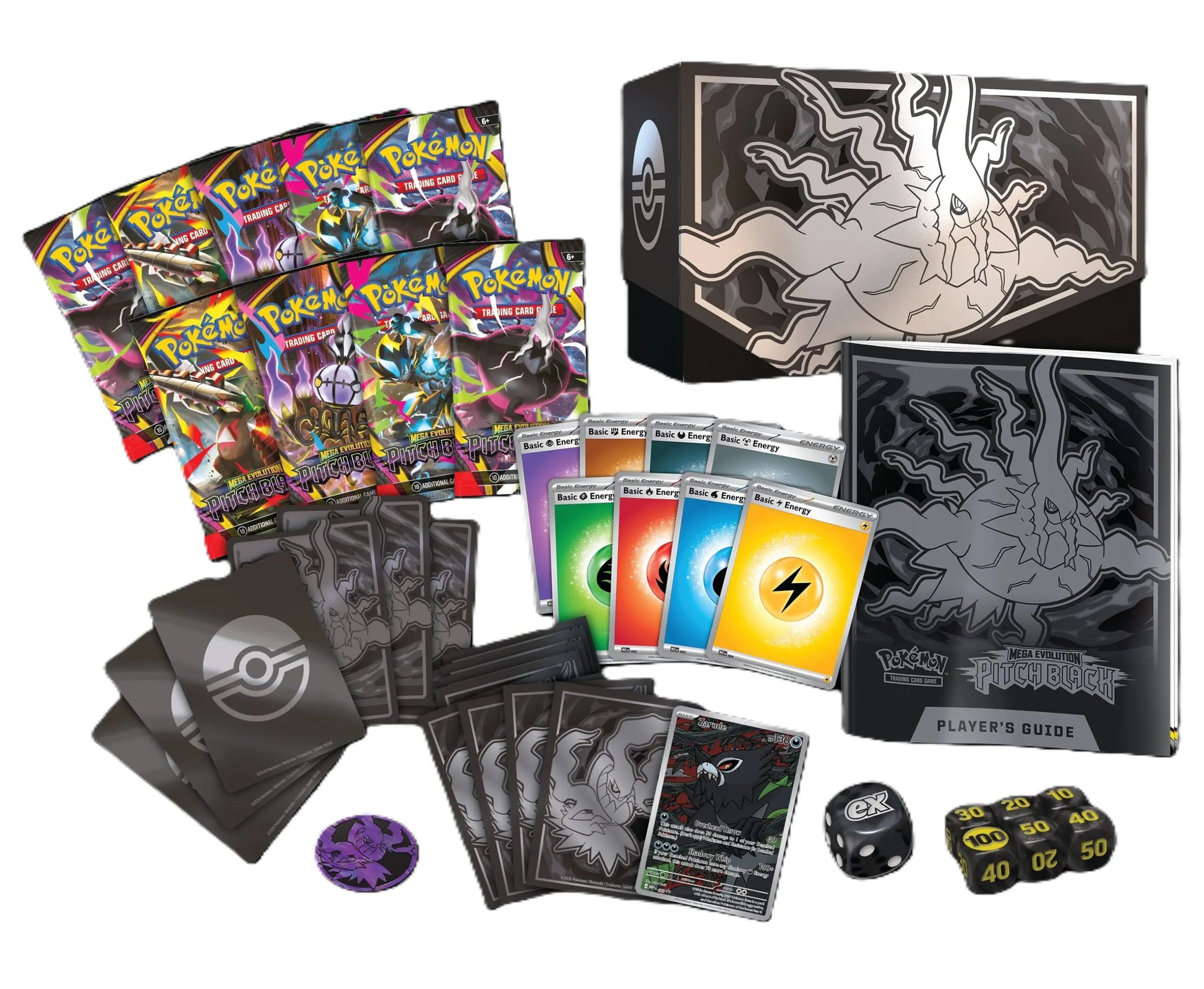 Inhoud van de Pitch Black Elite Trainer Box